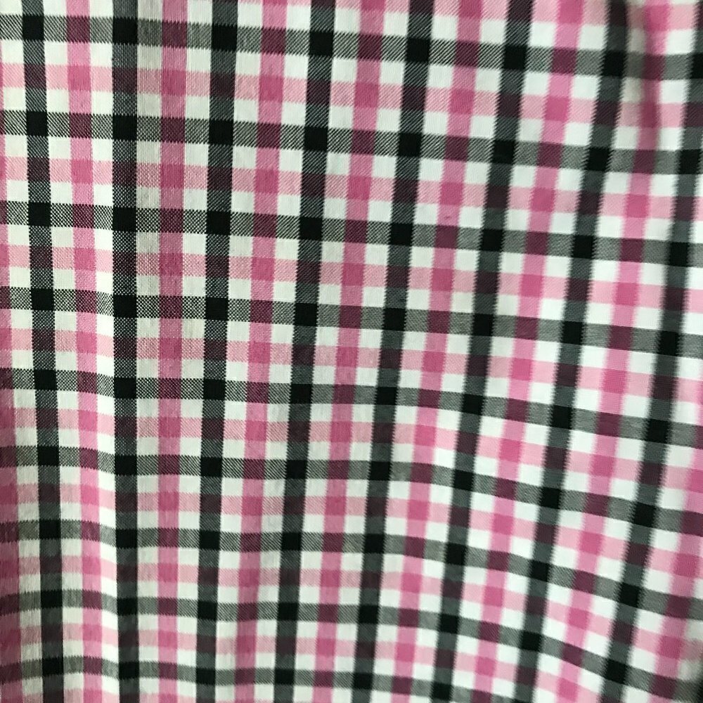 NWOT - Jones New York Sport Stretch Pink Plaid Check Bermuda Shorts - Picture 10 of 14